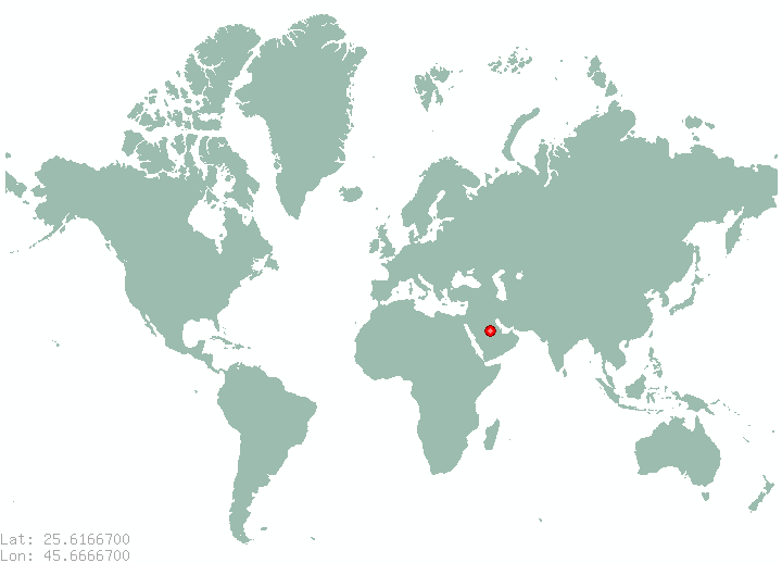 Dakhilah in world map