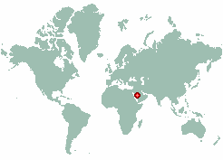 Qlqahtmah village in world map